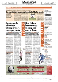 L'intervista de "La Gazzetta dello Sport" a Manuel Fischnaller